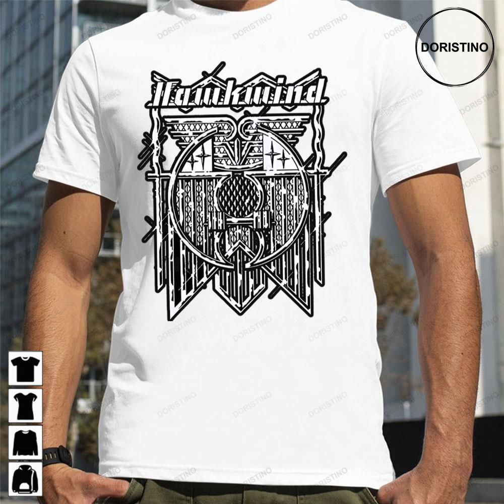 Black White Hawkwind Limited Edition T-shirts